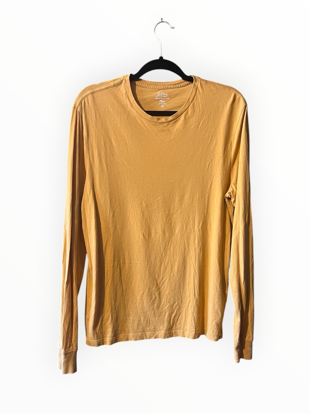 J. Crew Essential Tee Long Sleeve Golden Mustard